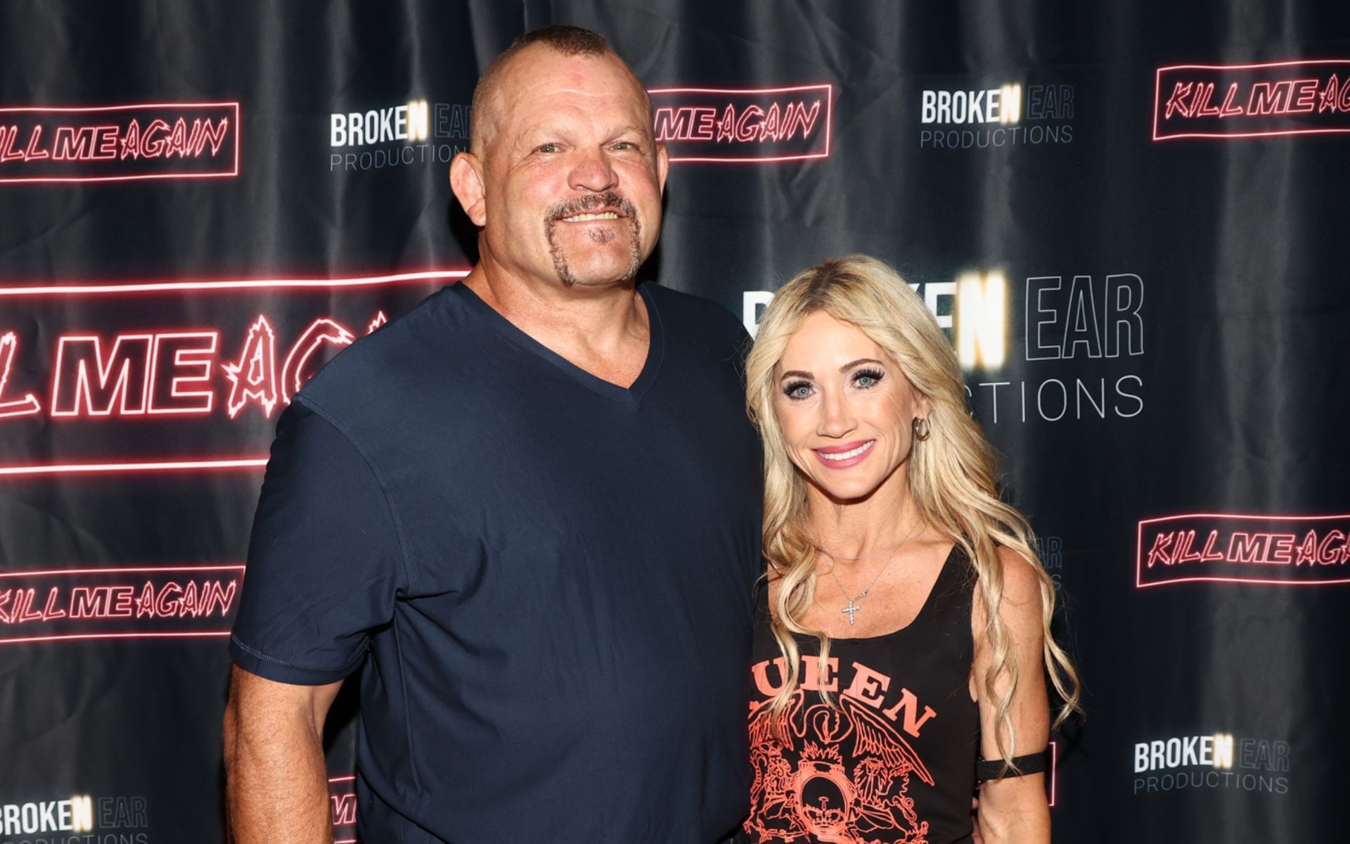 Heidi Rae (right) and Chuck Liddell (left) talk about their relationship. [Image courtesy: Getty Images]