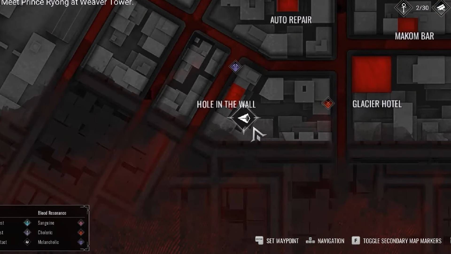 Search near the Hole in the Wall area for the collectible (Image via Paradox || YouTube@Game Guides Channel)