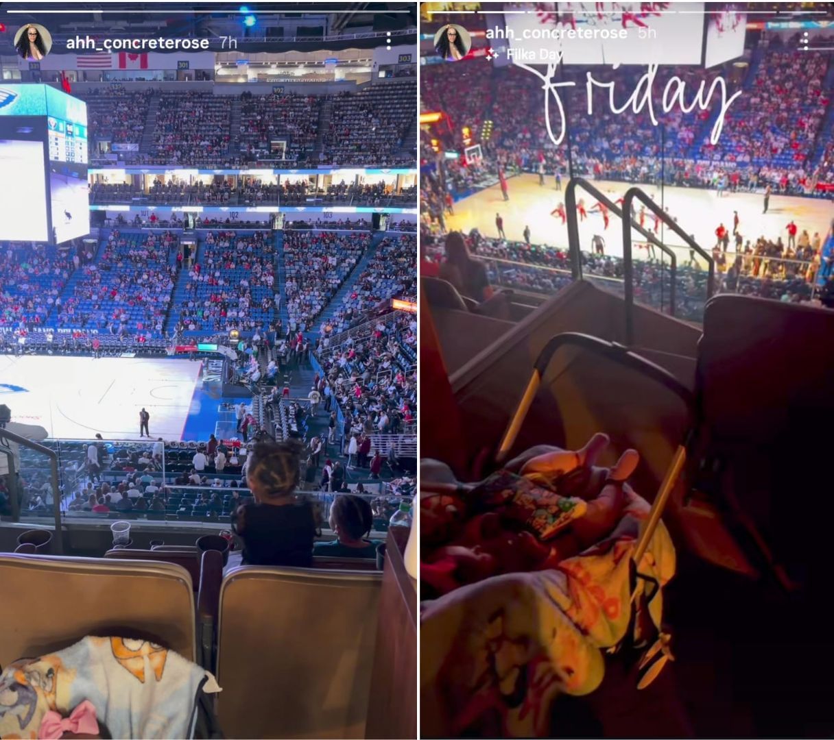 Ahkeema Love&rsquo;s Instagram stories.