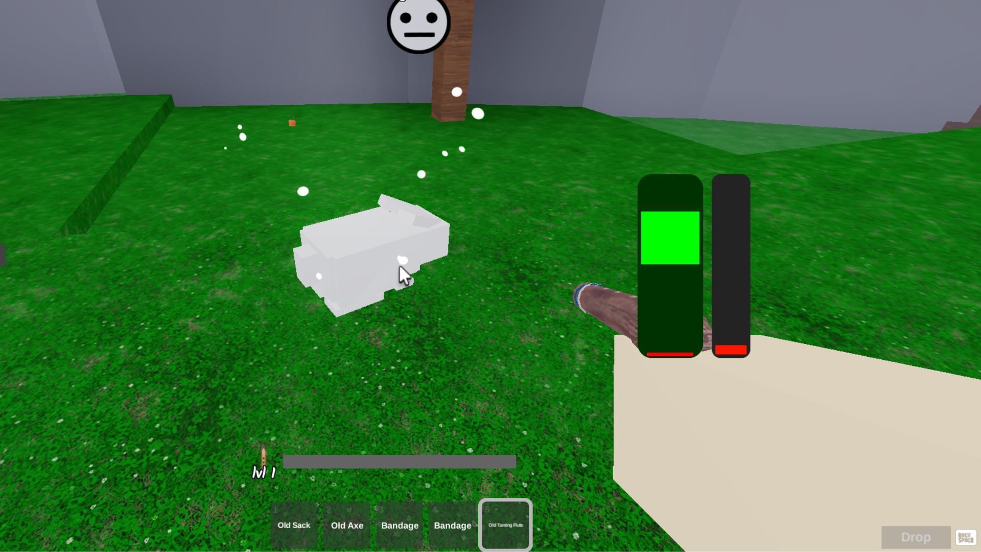 The taming minigame (Image via Roblox)