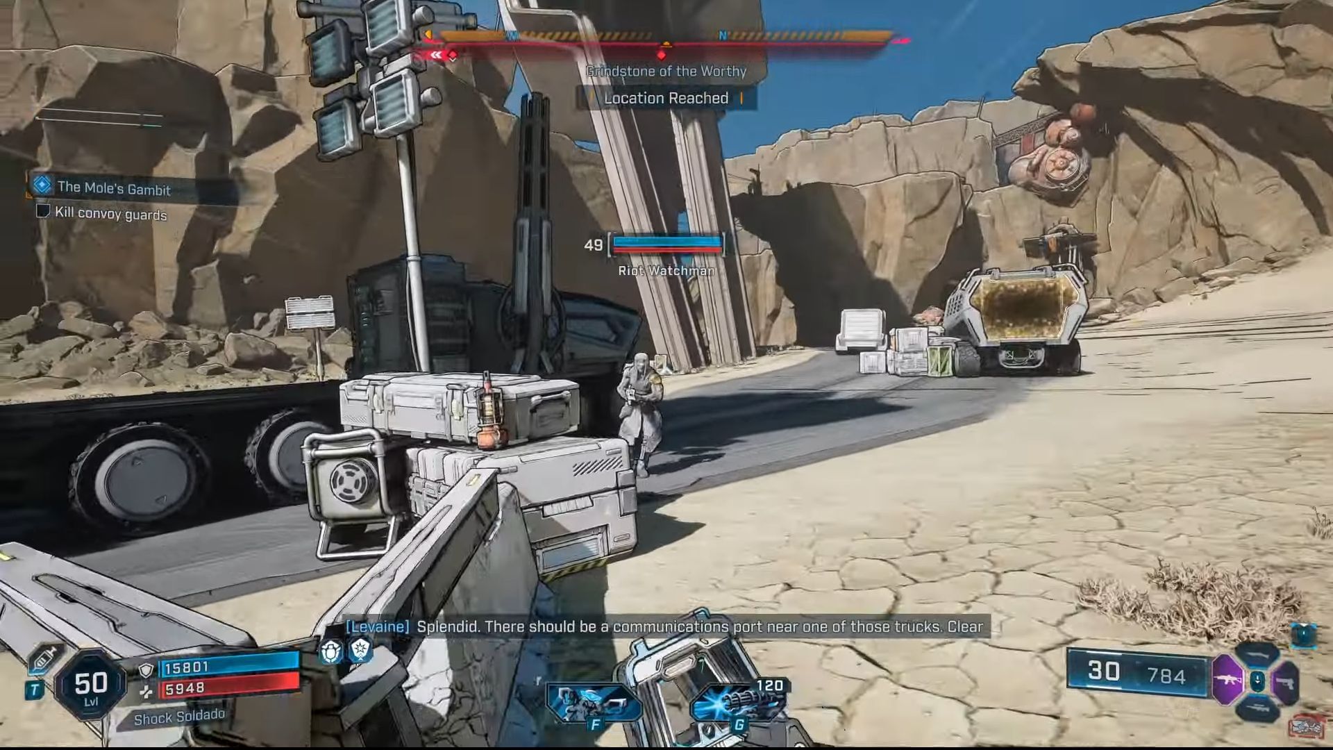 Order convoy parked in the middle of the road (Image via Youtube/@WoWQuest)