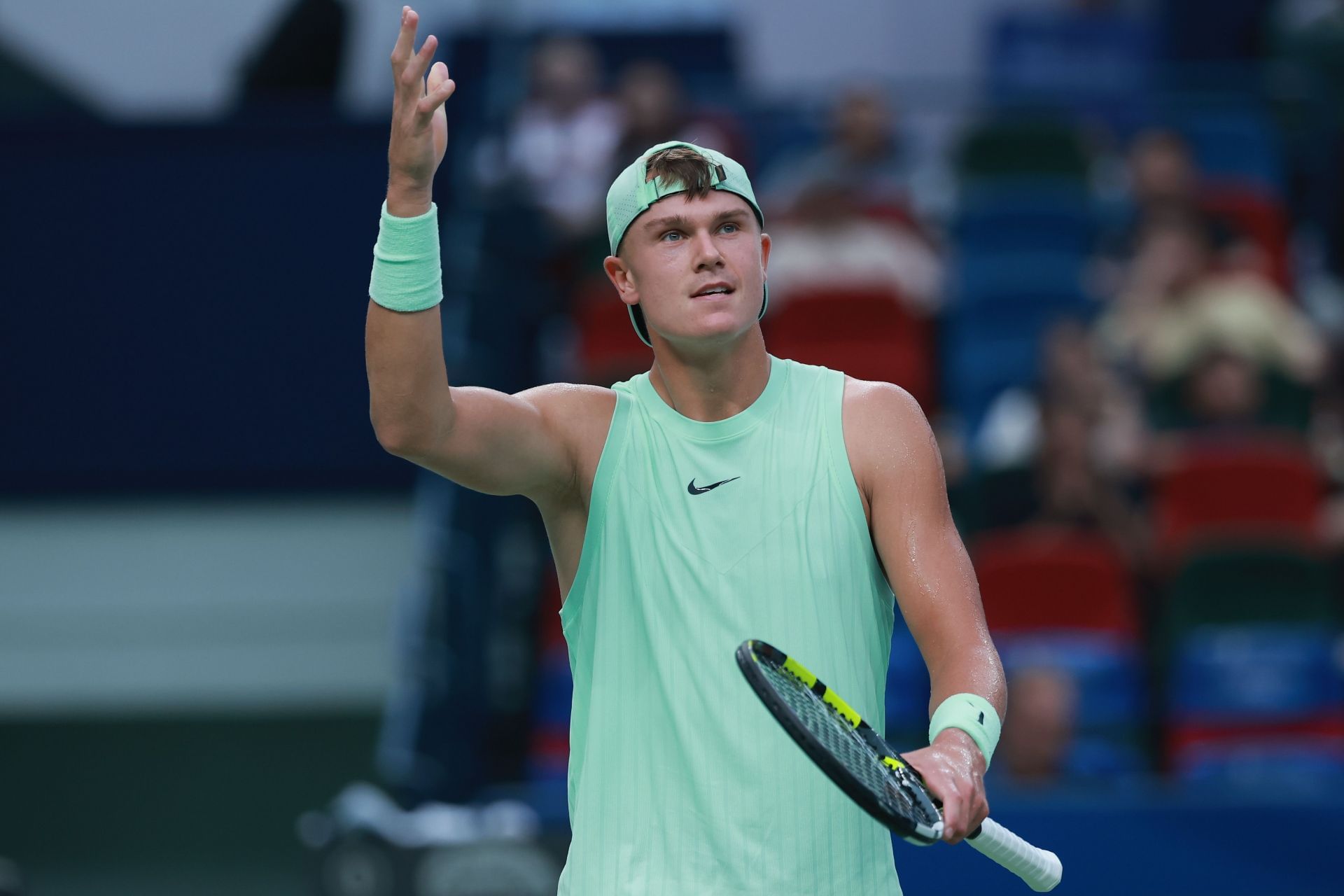 Holger Rune at the Shanghai Masters 2025. (Photo: Getty)