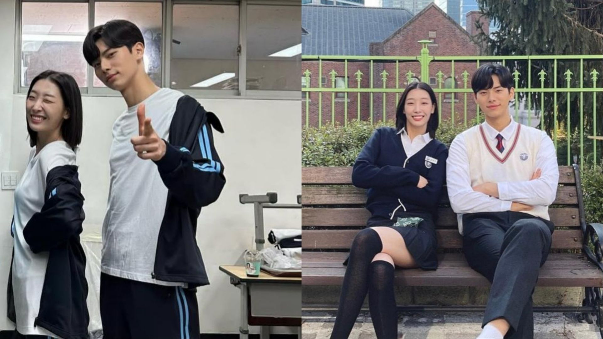 Ryu Da-in and Lee Chae-min (Image via Instagram/@rxudain)