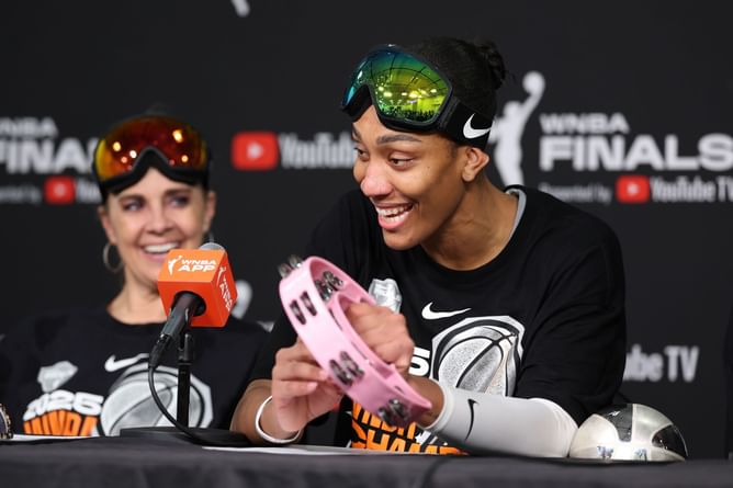 WATCH: Seemingly inebriated A'ja Wilson unleashes savage reaction to question about Cathy Engelbert getting booed