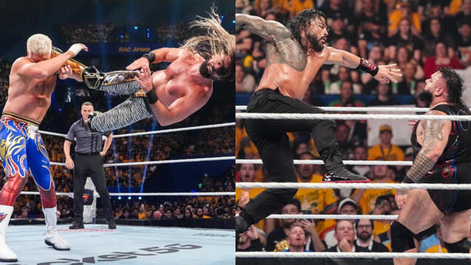 Some action from WWE Crown Jewel [Image Credits: WWE.com]