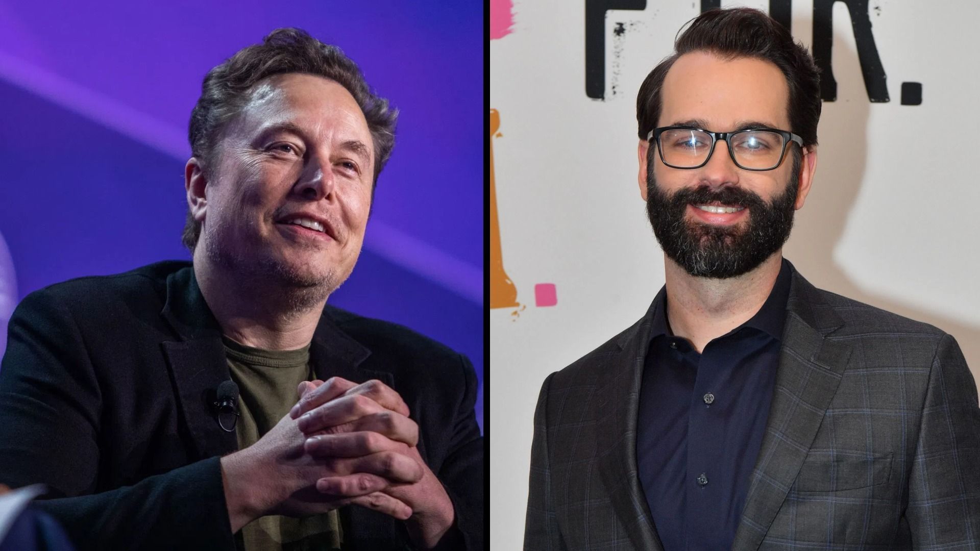 Elon Musk and Matt  Walsh (Image via Getty)