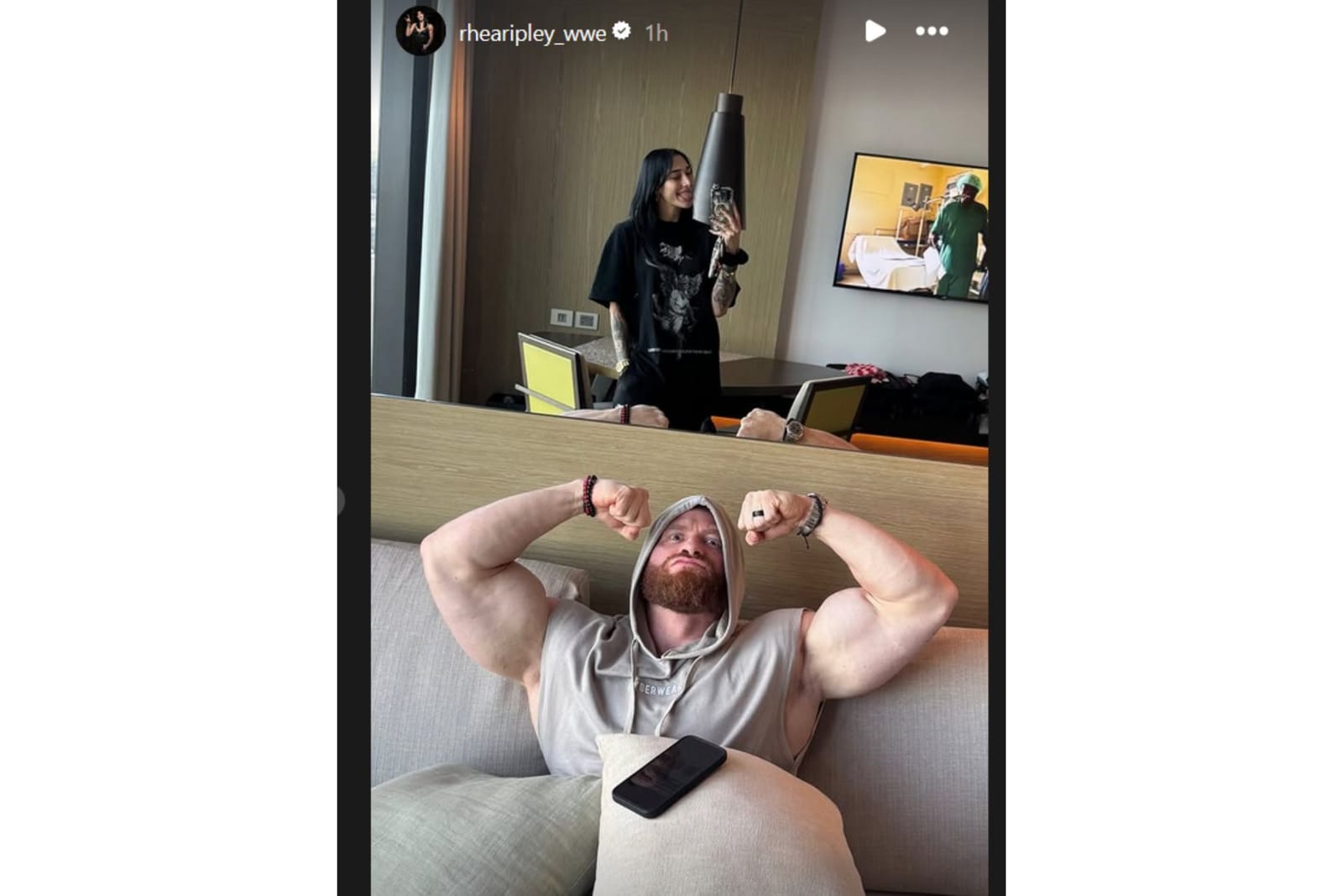 Rhea Ripley posts a hilarious picture with Buddy Matthews amid his AEW ...