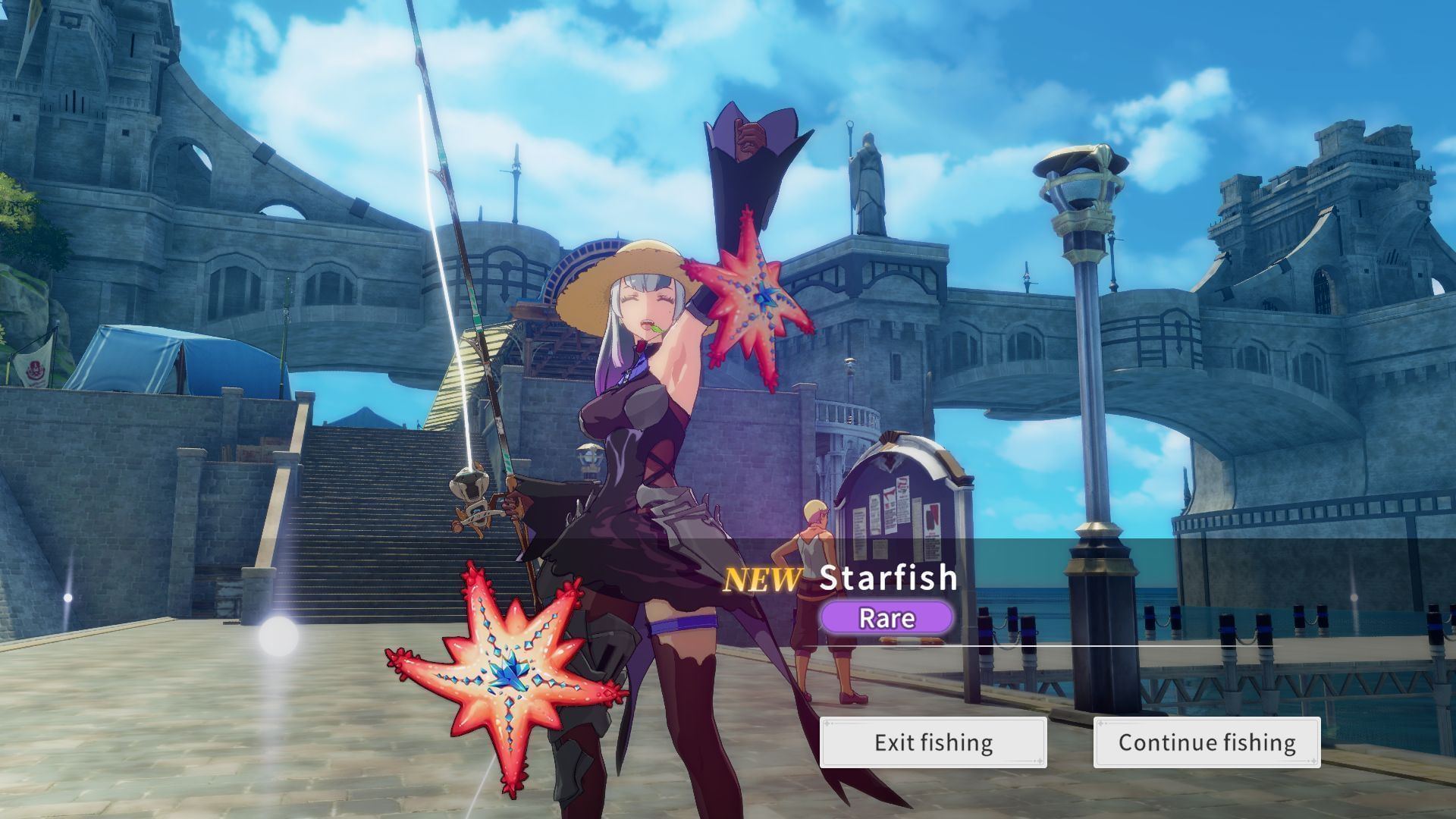Catching fish is easy once you get a hold of everything (Image via A Plus)