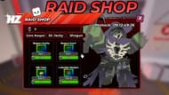 Reaper Scythe in the Raid Shop (Image via Roblox)