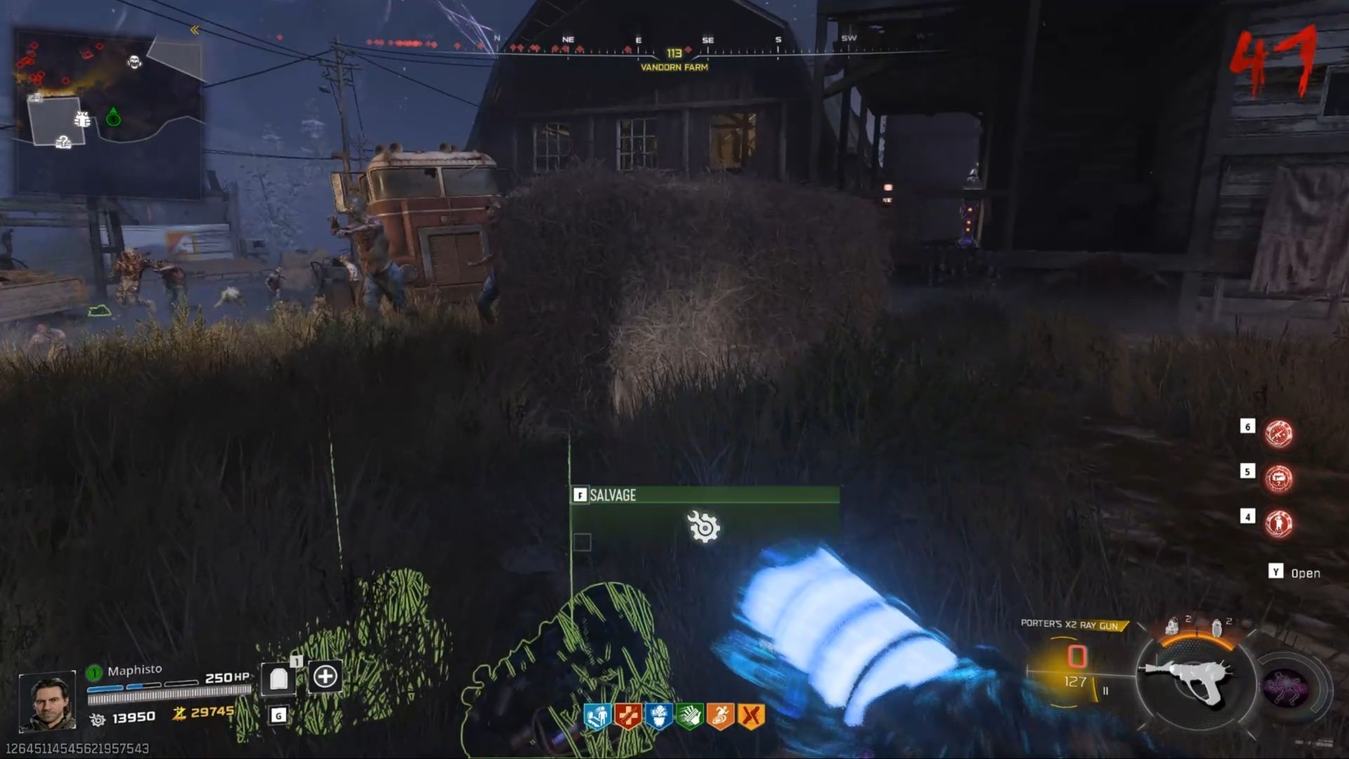 Salvage dropped by eliminated zombies (Image via Sportskeeda Gaming || Activision)