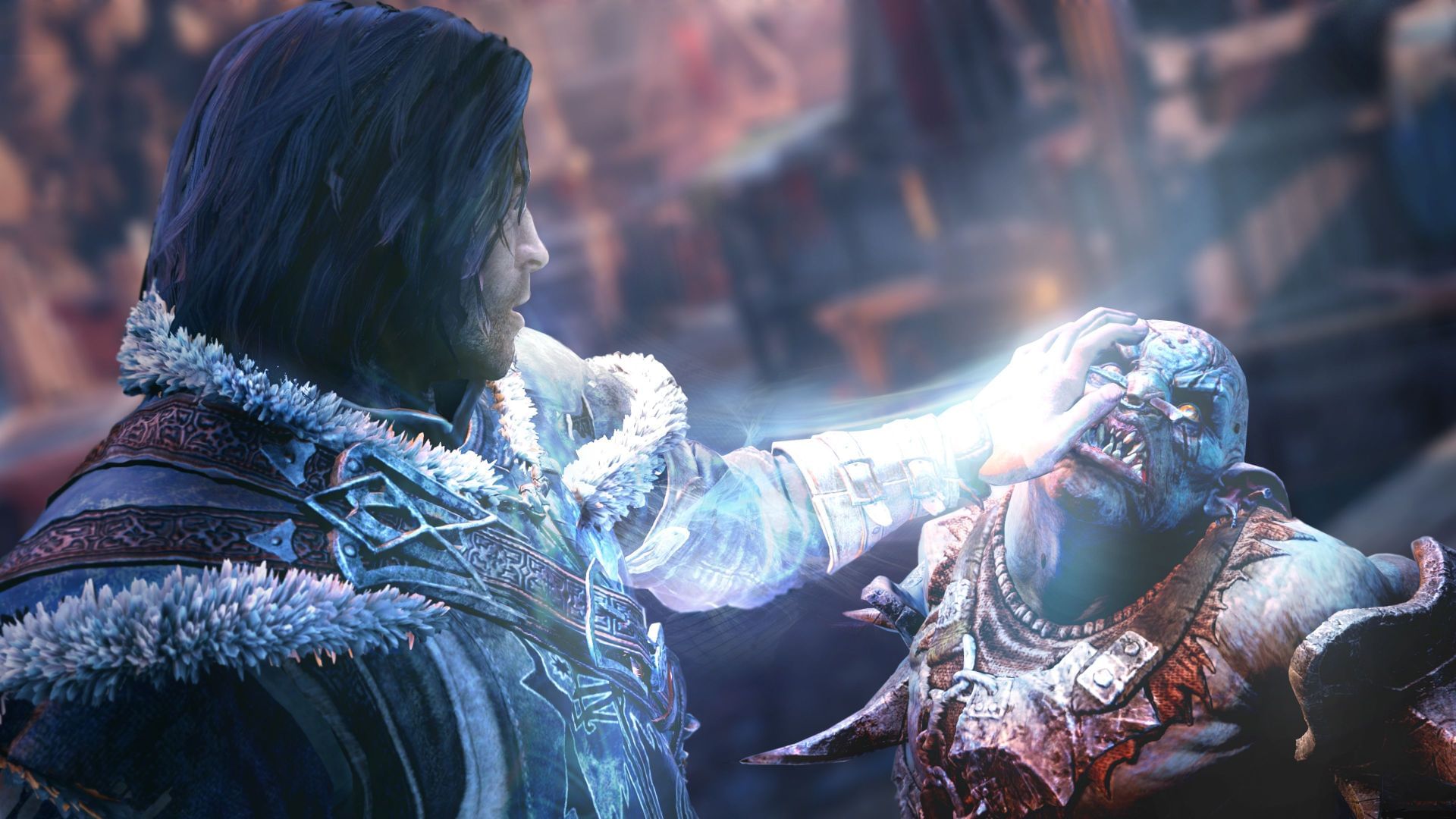 2014&#039;s Shadow of Mordor and the 2017 sequel both could be dethroned by a new big-budget offering that is also set to rival Hogwarts Legacy (Image via Warner Bros. Games)