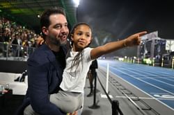 "Watch what Papa does next"- Serena Williams' husband shares strong message while sharing warm moment with daughter Olympia after Athlos success