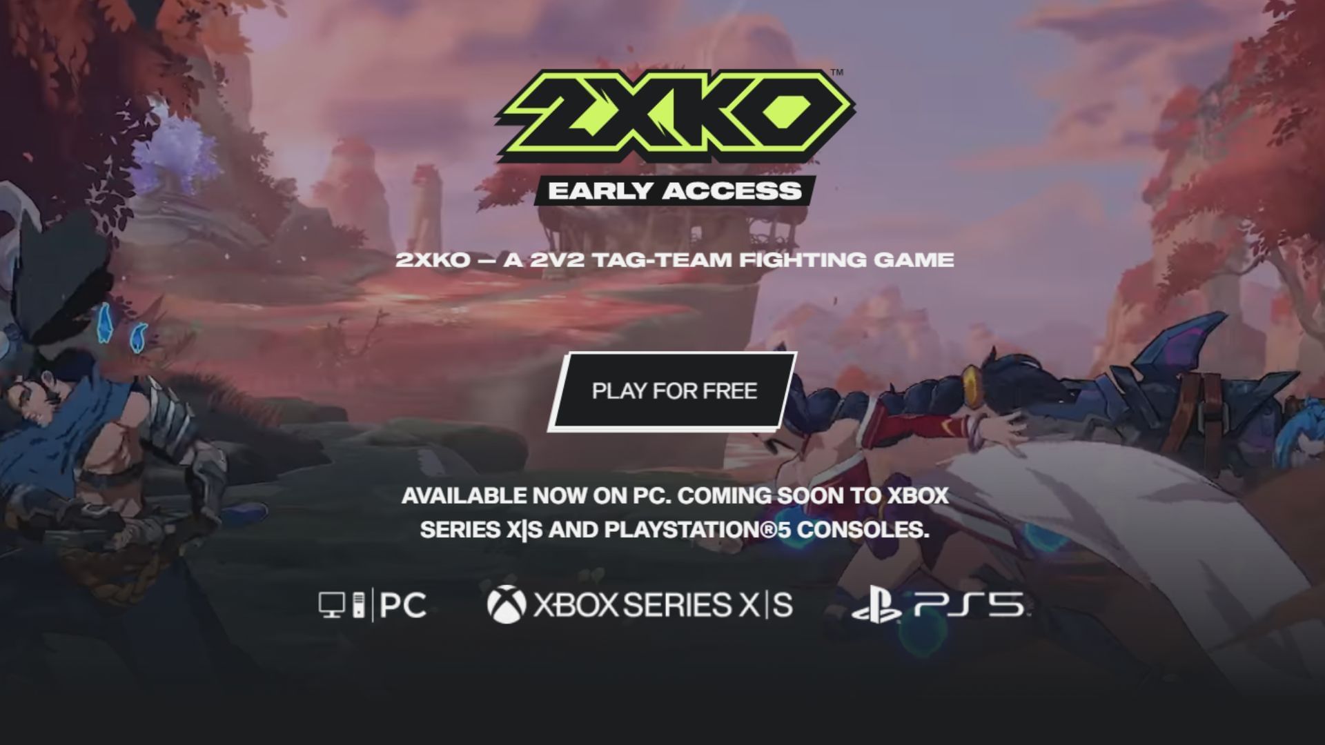 Players can play 2XKO early access on PC (Image via Riot Games)
