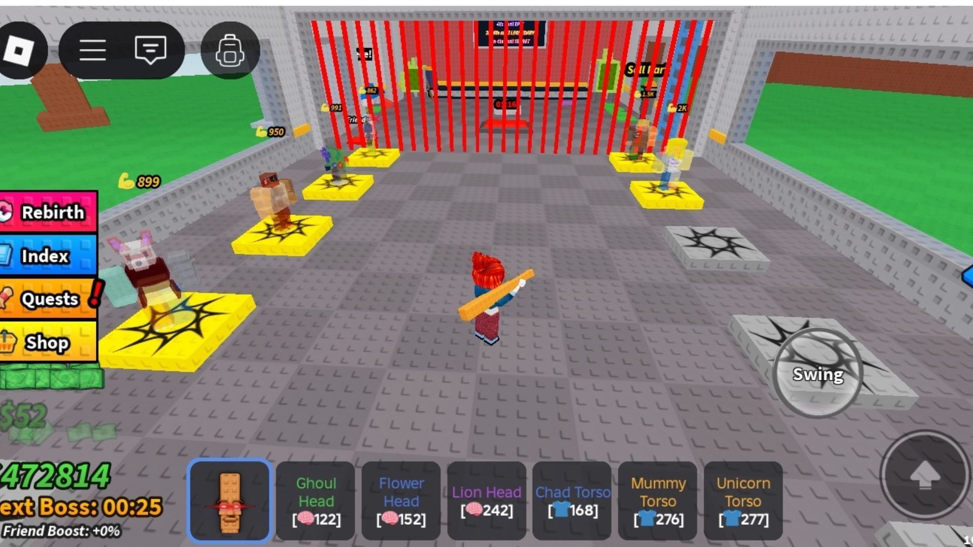 Placed robots (Image via Roblox)