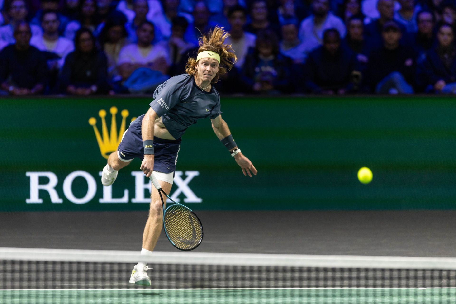 Andrey Rublev at the Paris Masters 2025. (Photo: Getty)