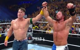 Top WWE star spotted in the crowd watching John Cena vs AJ Styles at Crown Jewel 2025