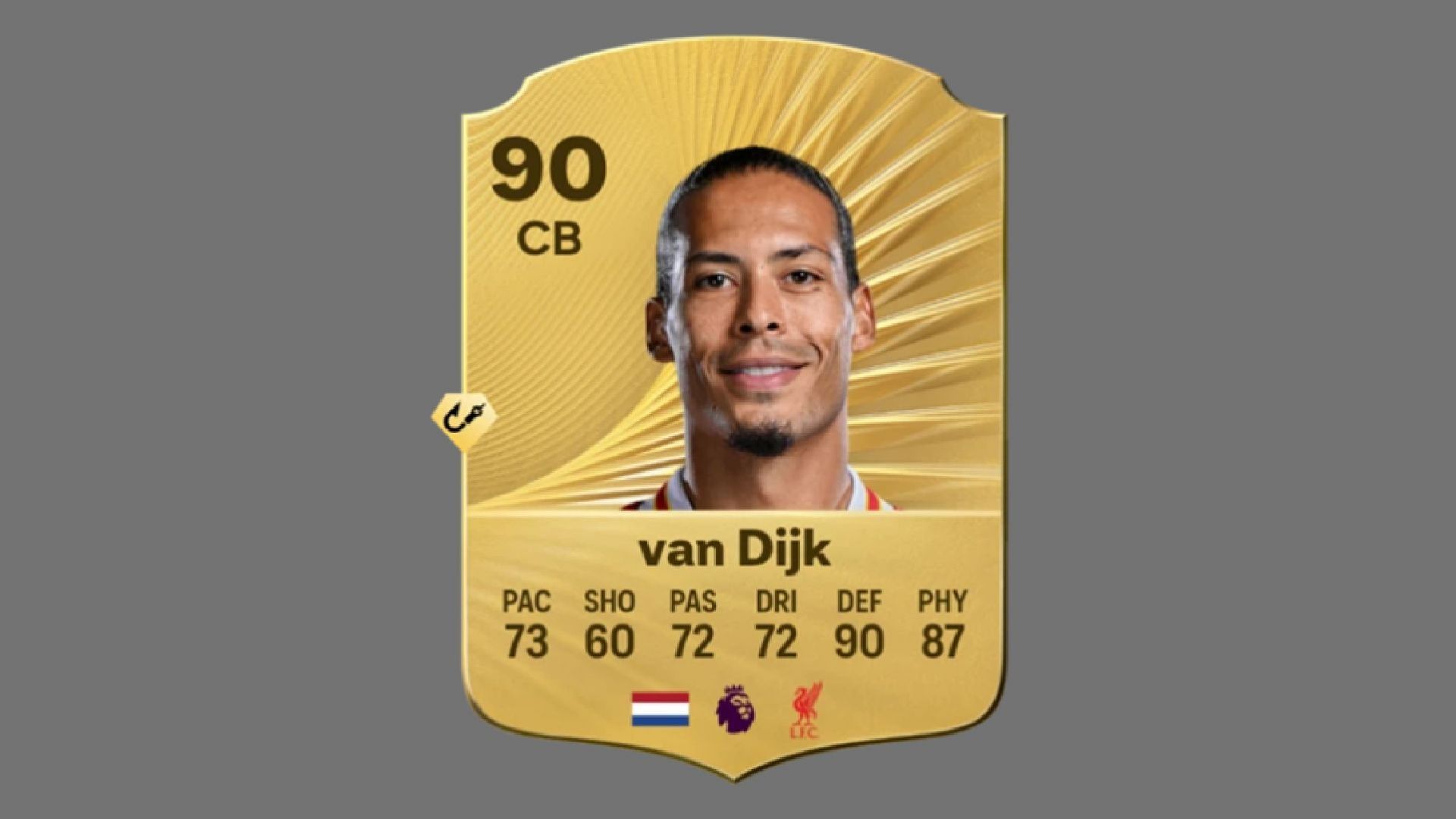 Virgil van Dijk is one of the best defenders in EA FC 26 (Image via EA Sports)