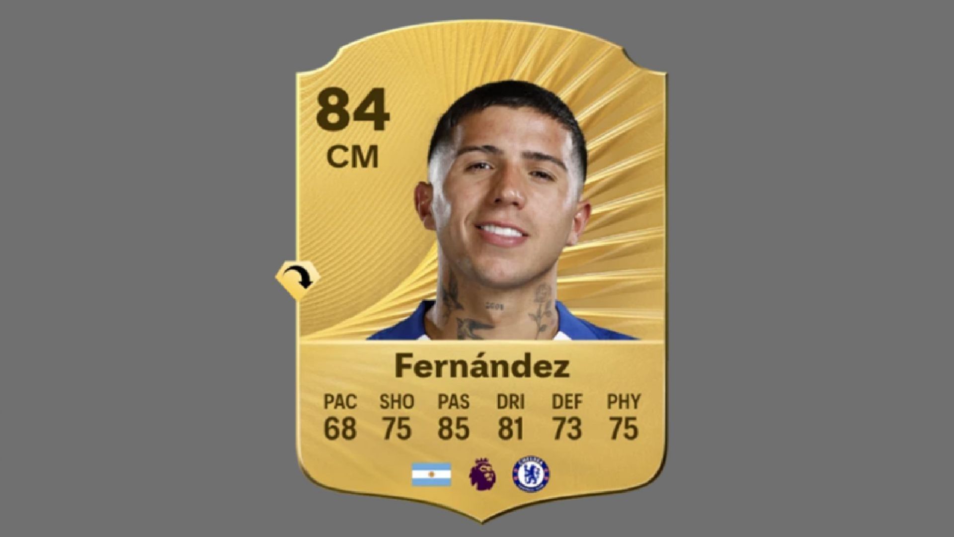 Enzo Fernandez is a great player with Long Ball Pass+ PlayStyle in EA FC 26 (Image via EA Sports)