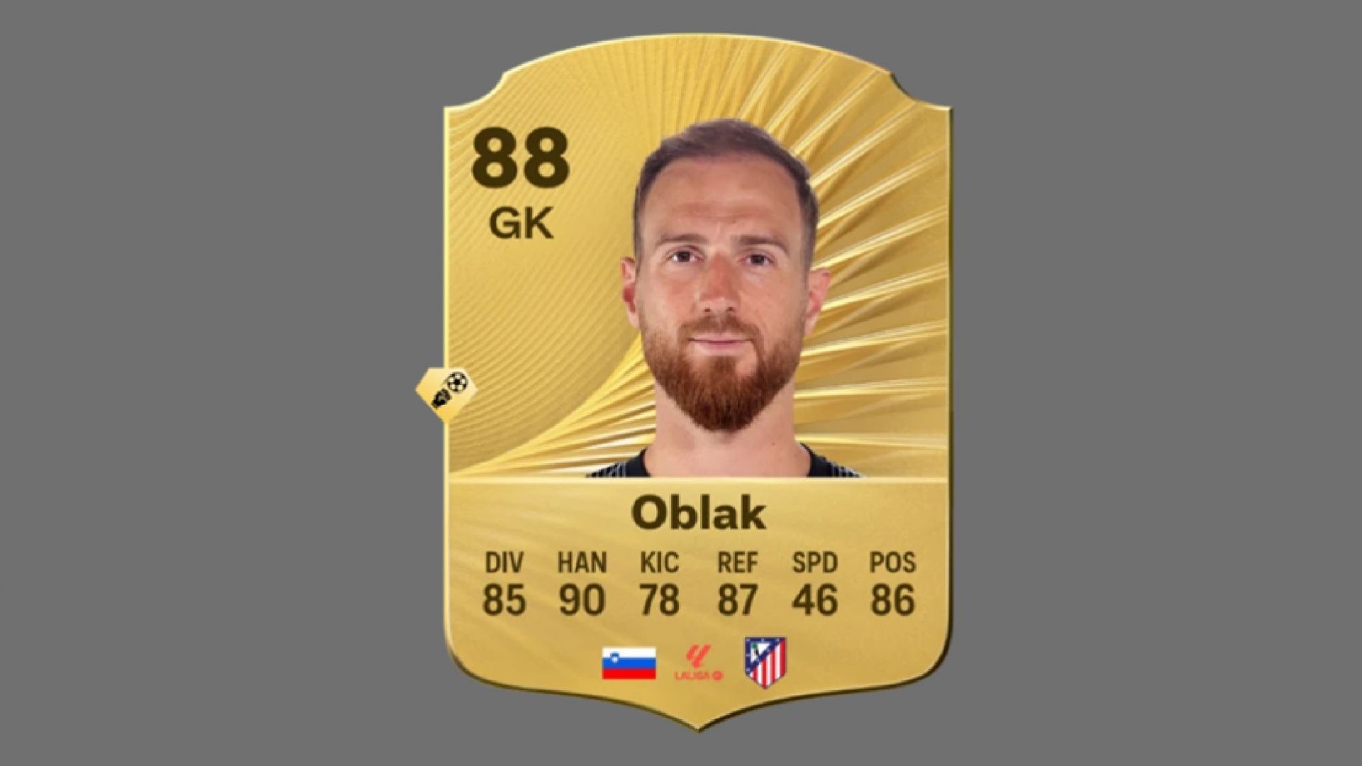 Jan Oblak card in EA FC 26 (Image via EA Sports)