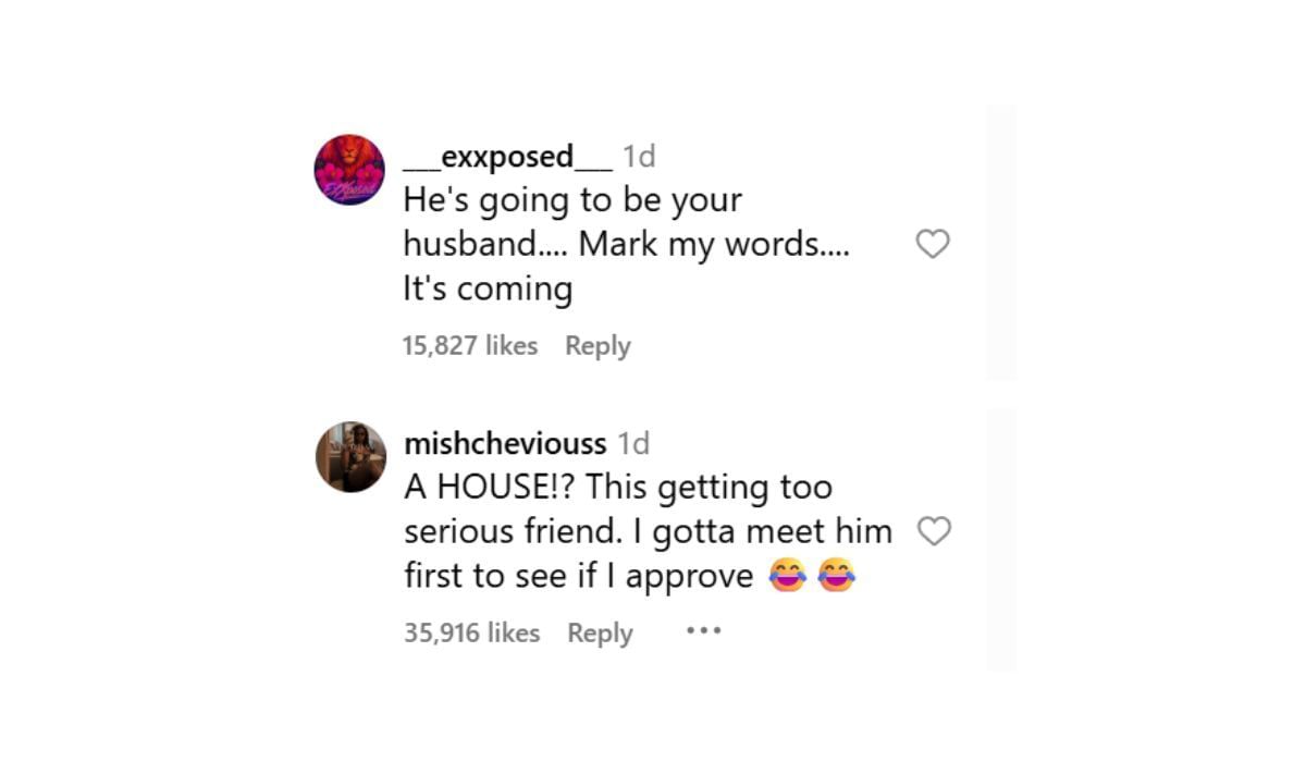 Angel Reese reacts to Megan Thee Stallion's post (Source: MeganTheeStallion/IG)