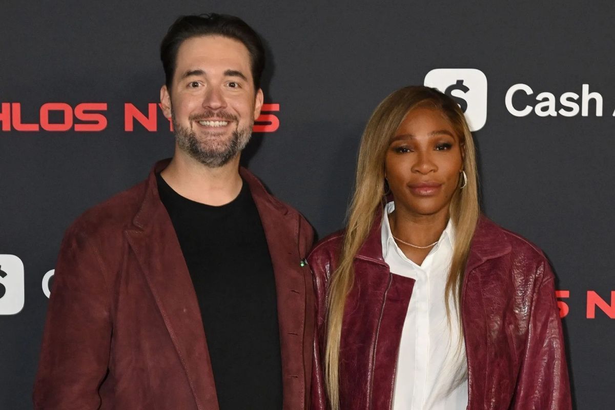 Serena Williams an Alexis Ohanaian at the Athlos NYC meet - Source: Getty