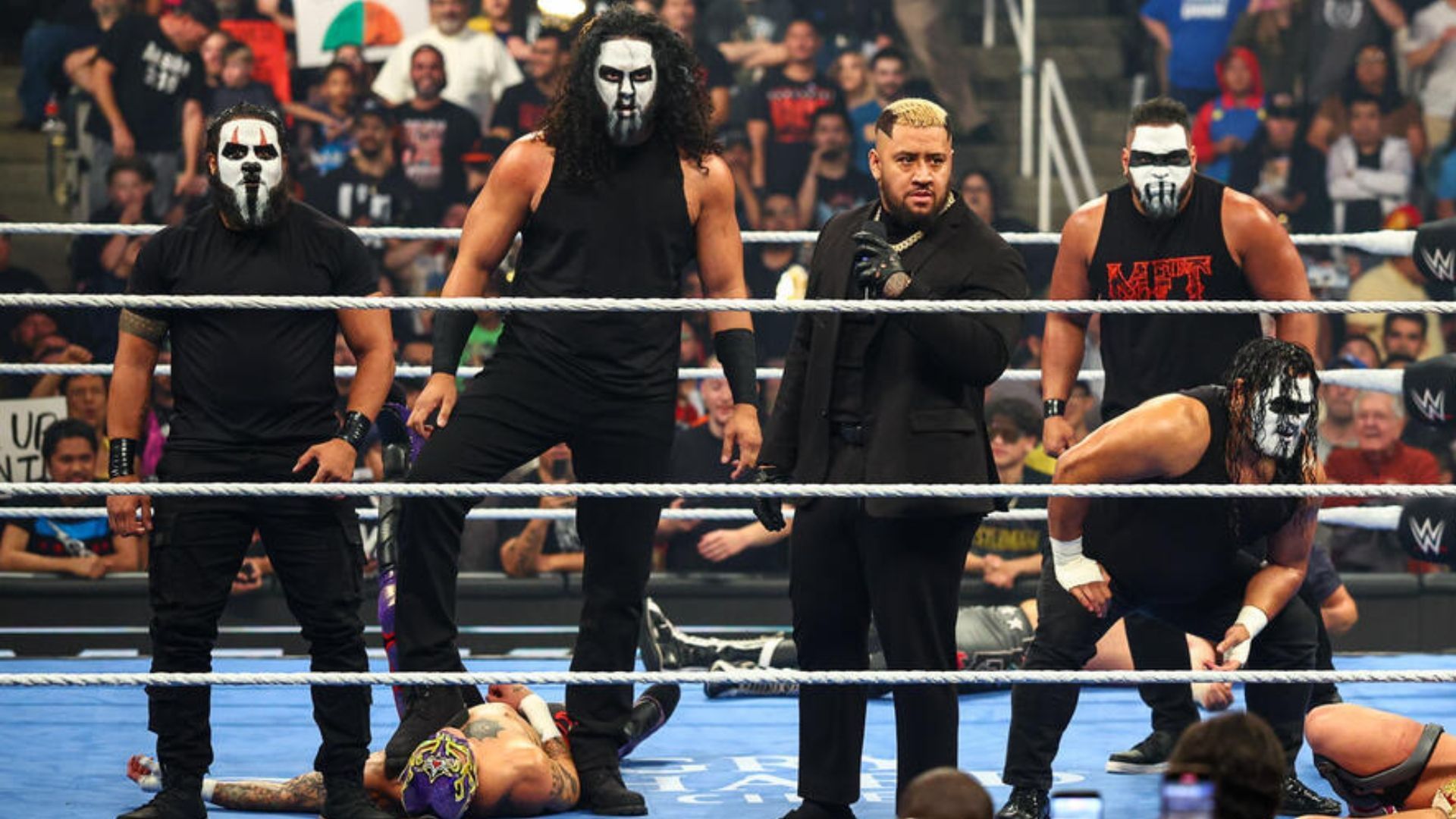 Sikoa is the leader of the MFT faction on SmackDown. [Image credit: WWE.com]