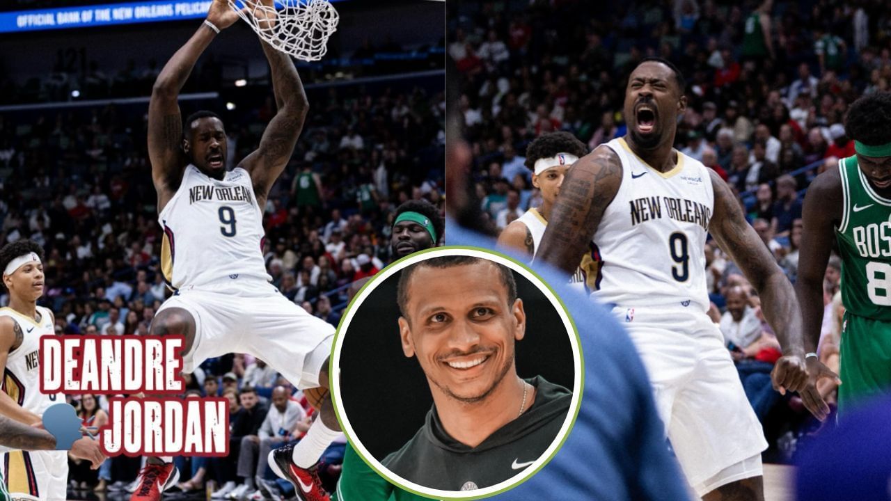 &ldquo;On the street 4 days ago&rdquo;: Joe Mazzulla Delivers Wild Rhetoric to DeAndre Jordan Dunk Over Neemias Queta. [photo: @pelicansnba/IG, @nba/IG]