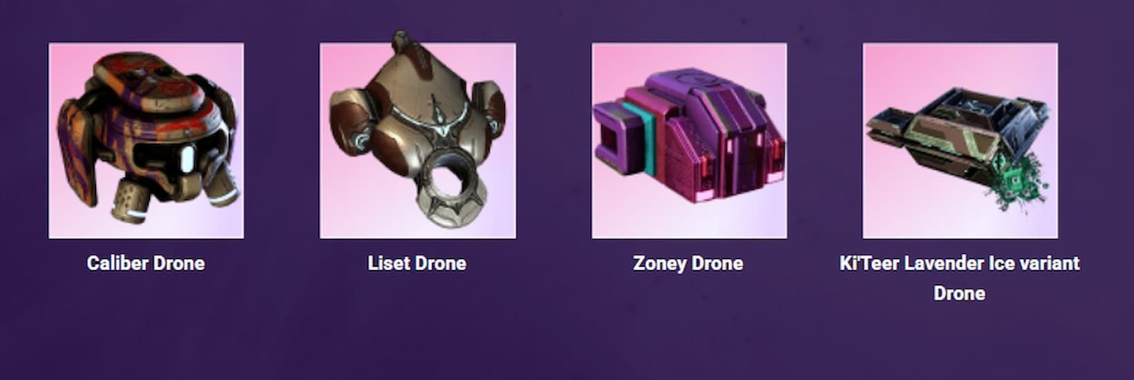 Drone rewards for QTCC Twitch drops (Image via Digital Extremes)