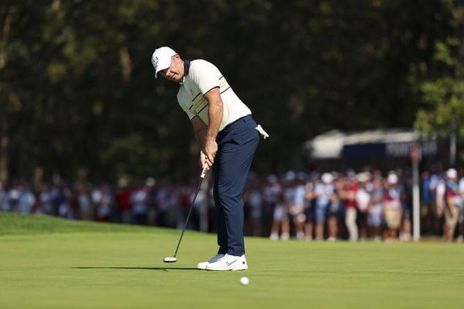 Watch: Rory McIlroy’s longest drive of the 2025 TGL season