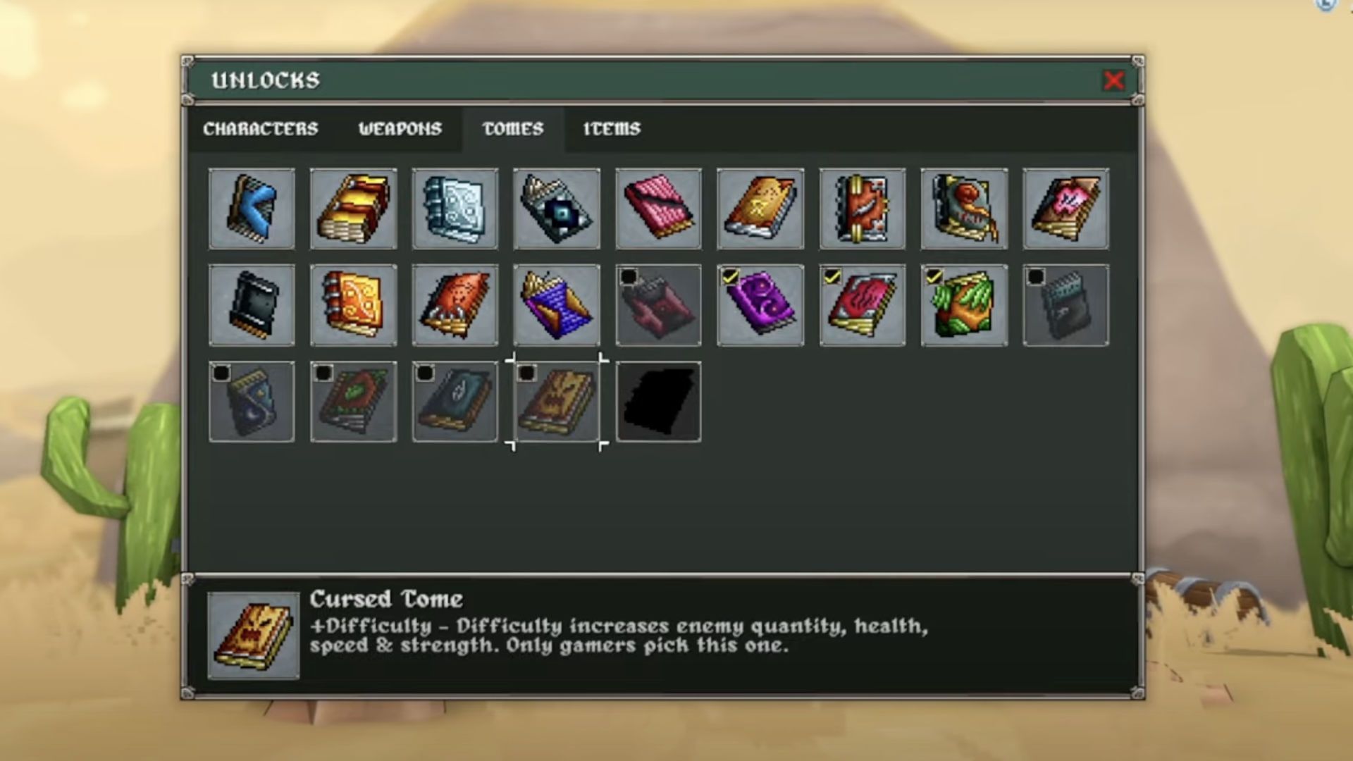 Cursed Tome in Megabonk (Image via vedinad)