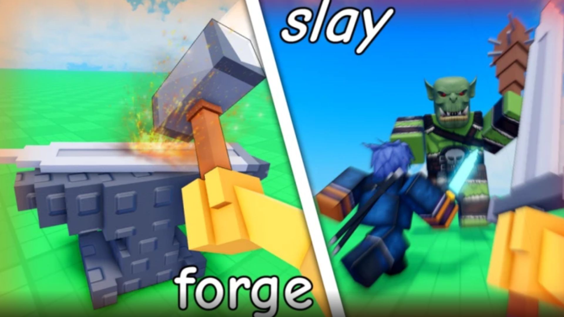 You can hire hunters to kill monsters for you (Image via Roblox)