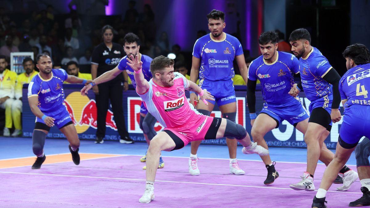 Jaipur Pink Panthers will be in action tonight (Image: Pro Kabaddi)