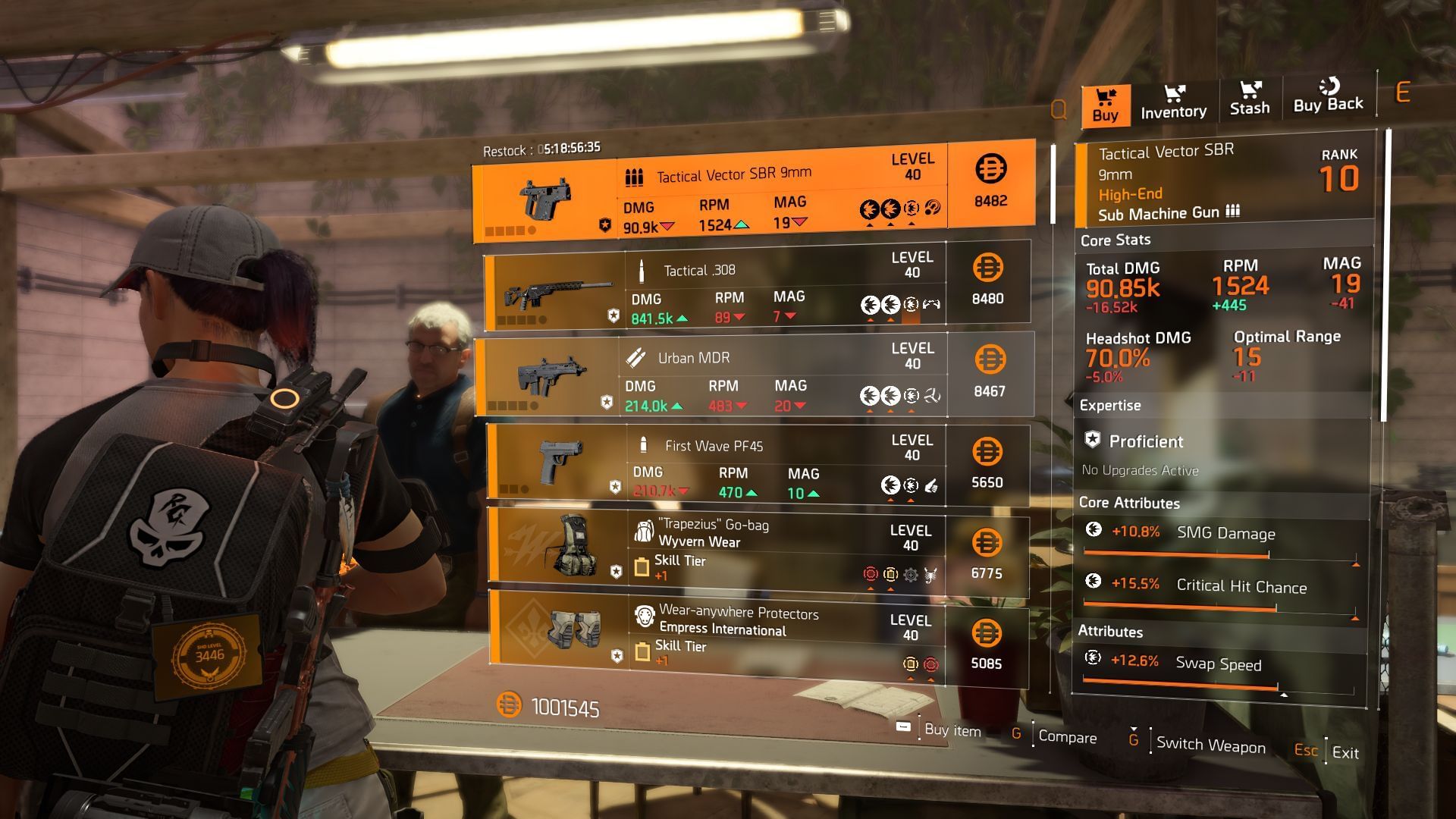The Division 2 vendor at Haven Atrium (Image via SK Gaming || Ubisoft)