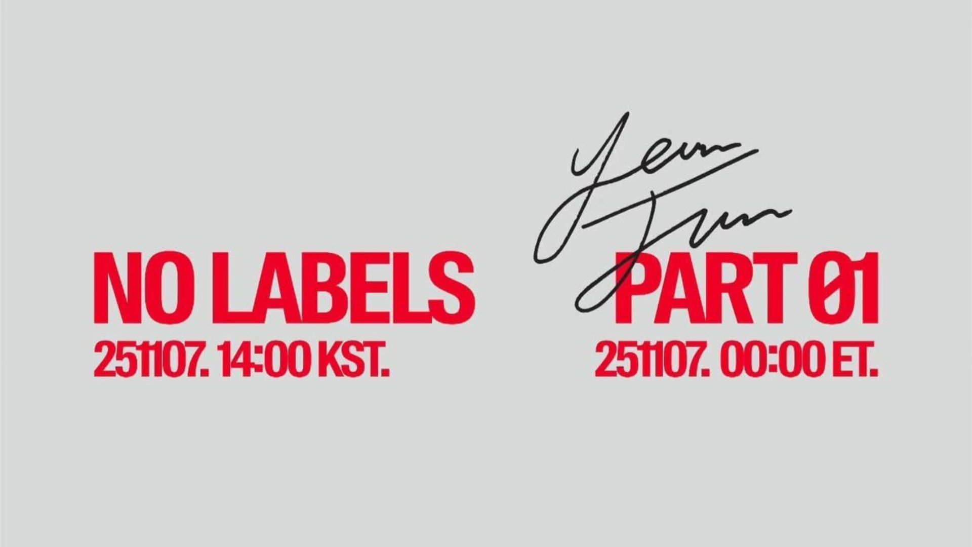 No Labels: Part 01 (Image via Instagram/@yawnzzn)