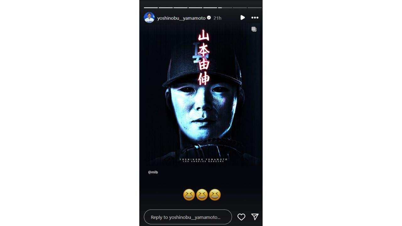 Yamamoto&#039;s Instagram story