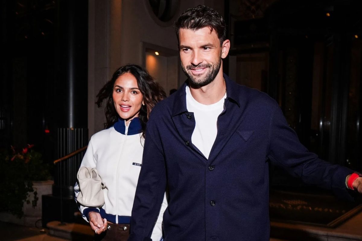 Grigor Dimitrov and his girlfriend, Eiza Gonzalez - Source: getty