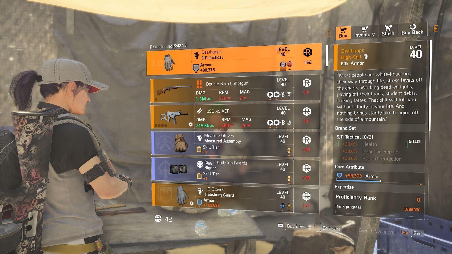 The Division 2 vendor at DZ West (Image via SK Gaming || Ubisoft)