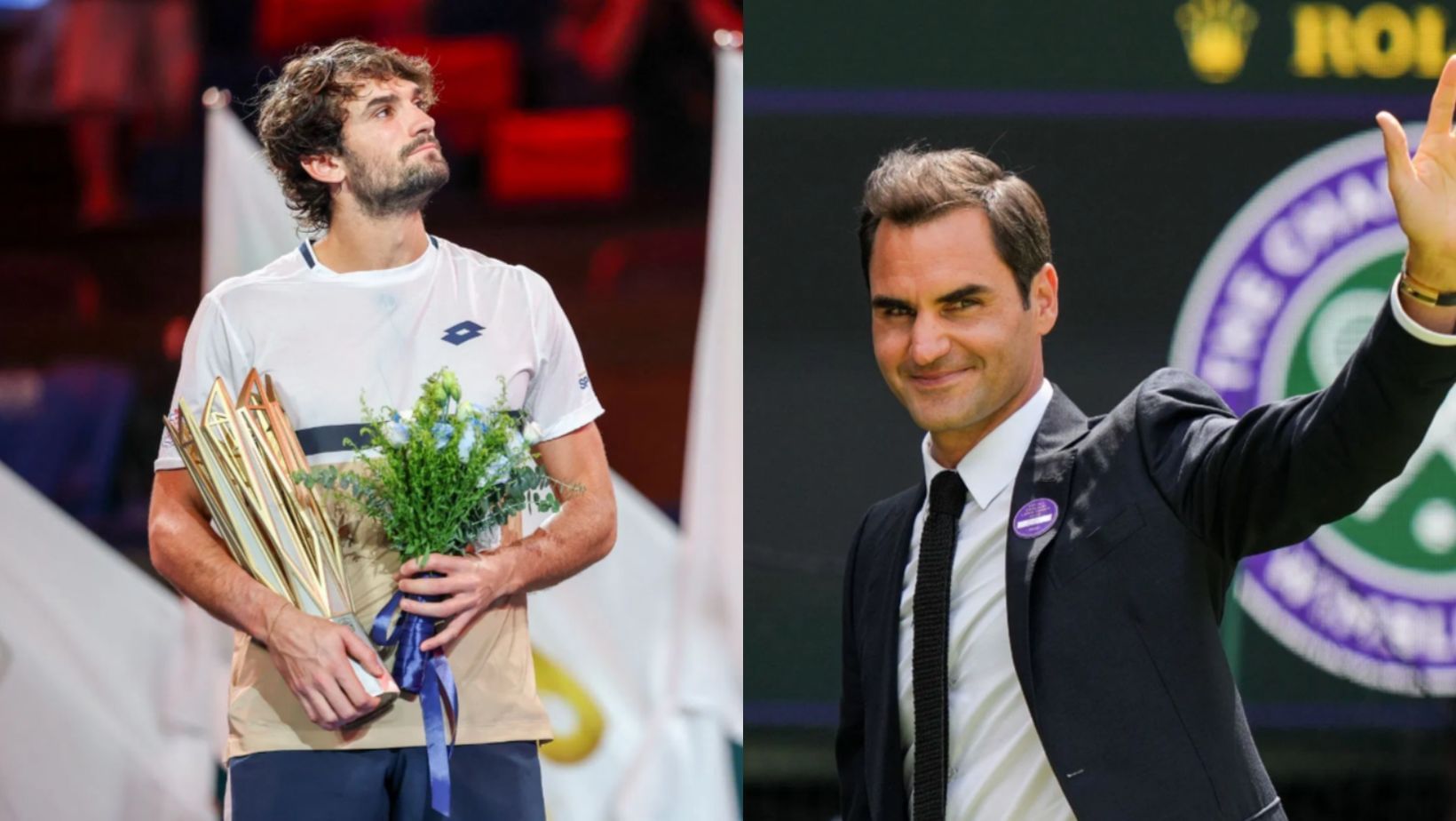 Valentin Vacherot on having Roger Federer in the audience at the Shanghai Masters (Image Source: Getty) 