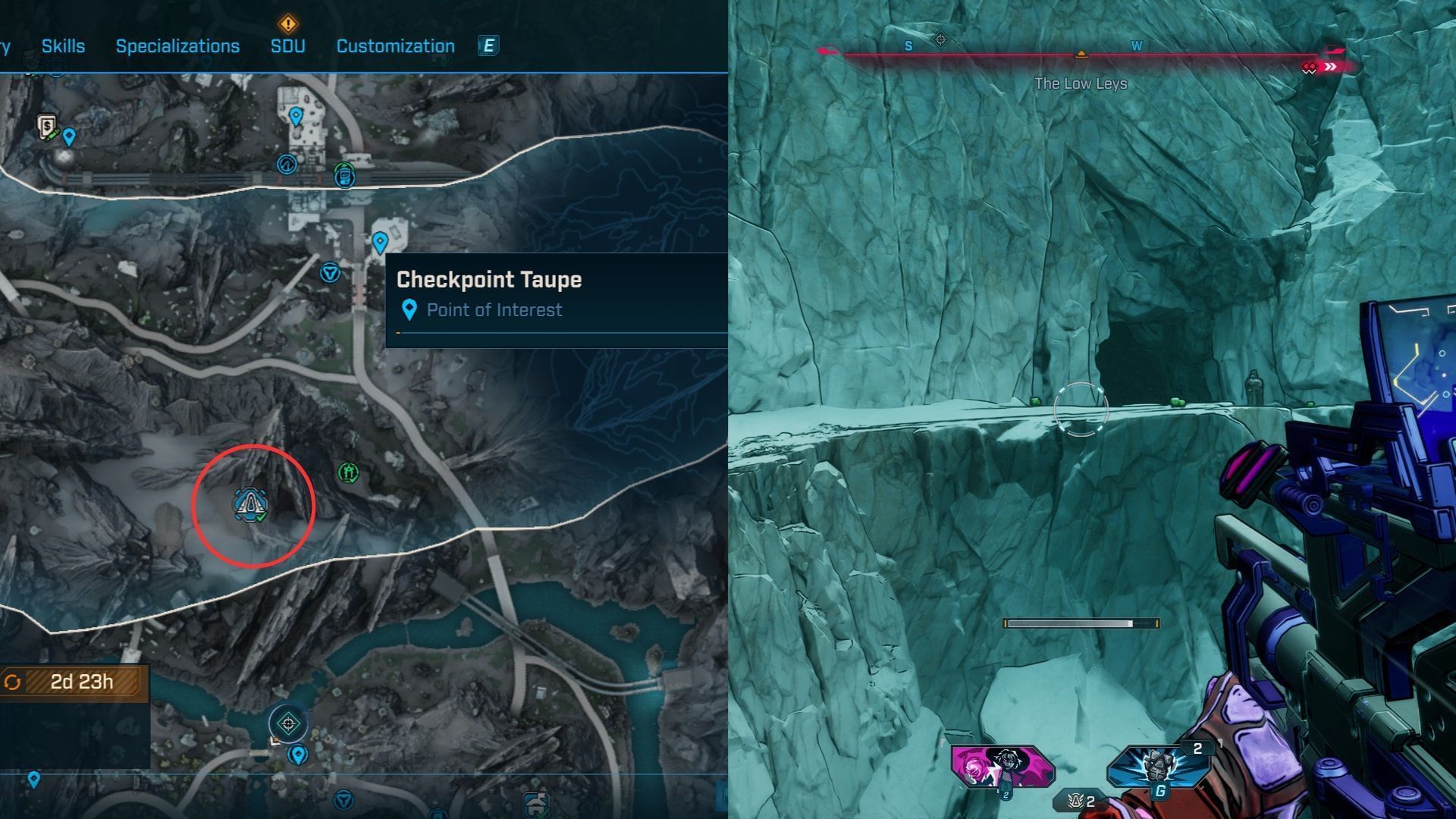 Travel the road leading to Taupe until you find a cave (Image via 2K)