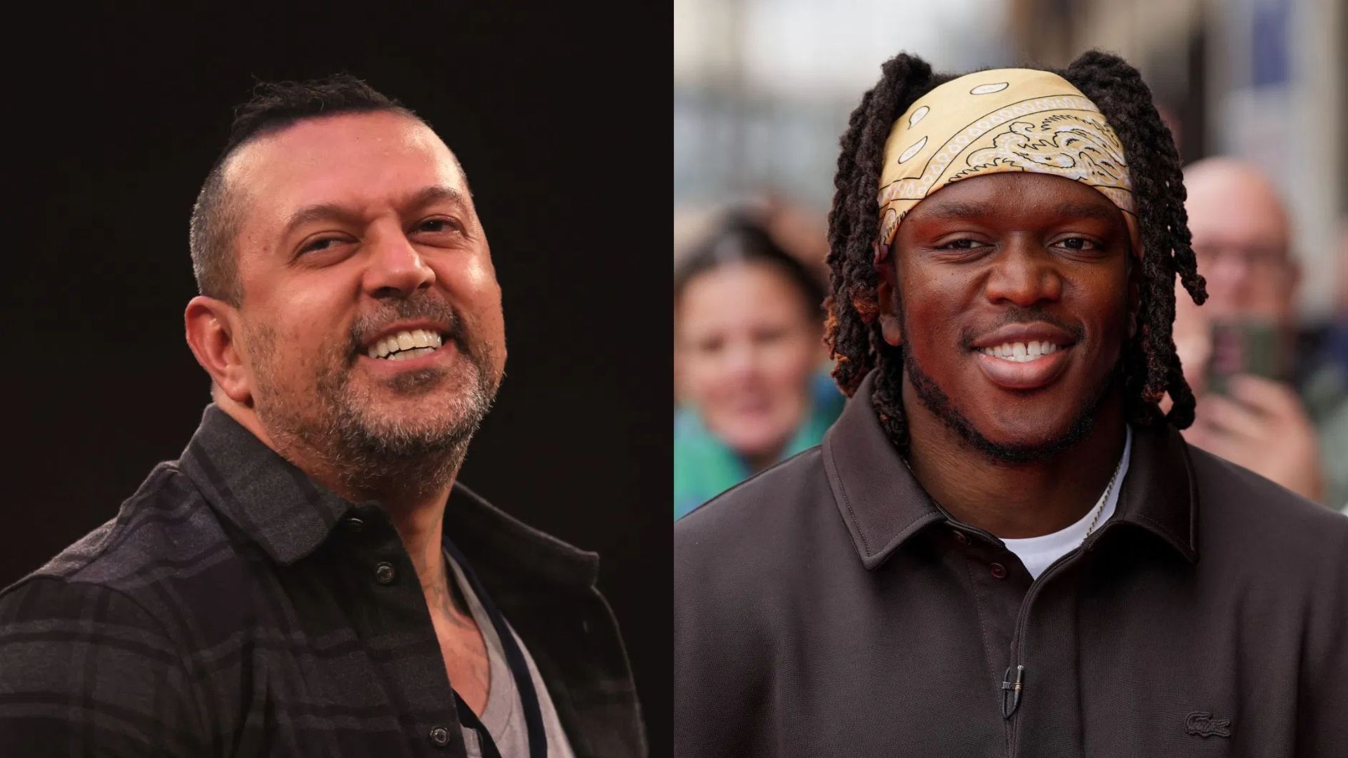 KSI and Mams Taylor got into it on X (Images via )