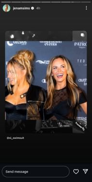 A screenshot from Jena Sims' Instagram story (via @jenamsims).jpgd