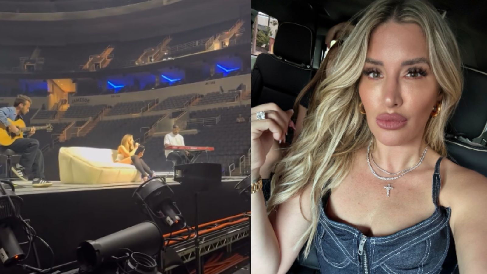 Milan Lucic surprises wife Brittany and their with VIP tickets to Tate McRae