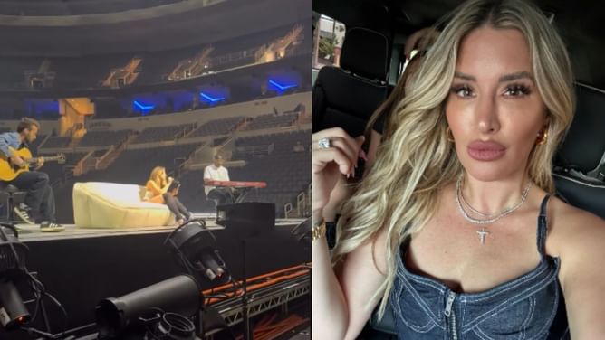 "Is the best": Milan Lucic surprises wife Brittany with VIP tickets to Tate McRae's concert in St. Louis