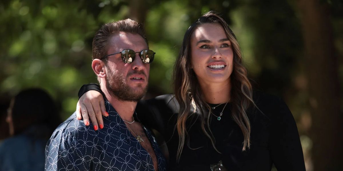 Georgios Frangulis and Aryna Sabalenka
