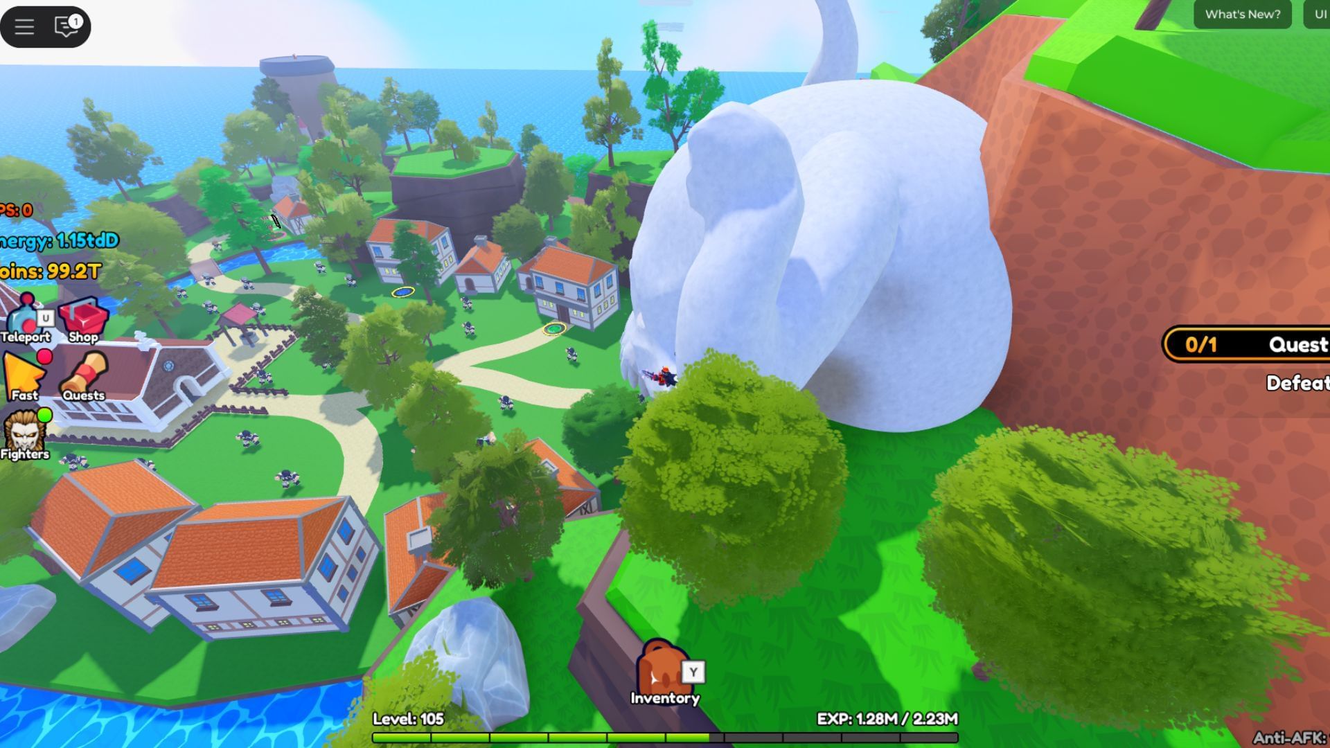 Clover Village is based on the Black Clover anime (Image via Roblox)