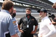 Michael Andretti with Marco Andretti at the 105th Indianapolis 500 Qualifying - Source: Getty