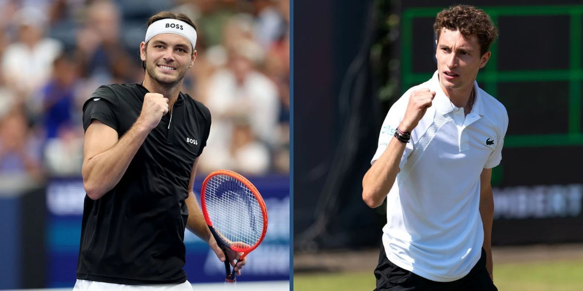 Taylor Fritz vs Ugo Humbert is one of the second-round matches at the Swiss Indoors 2025. (Photos: Getty)