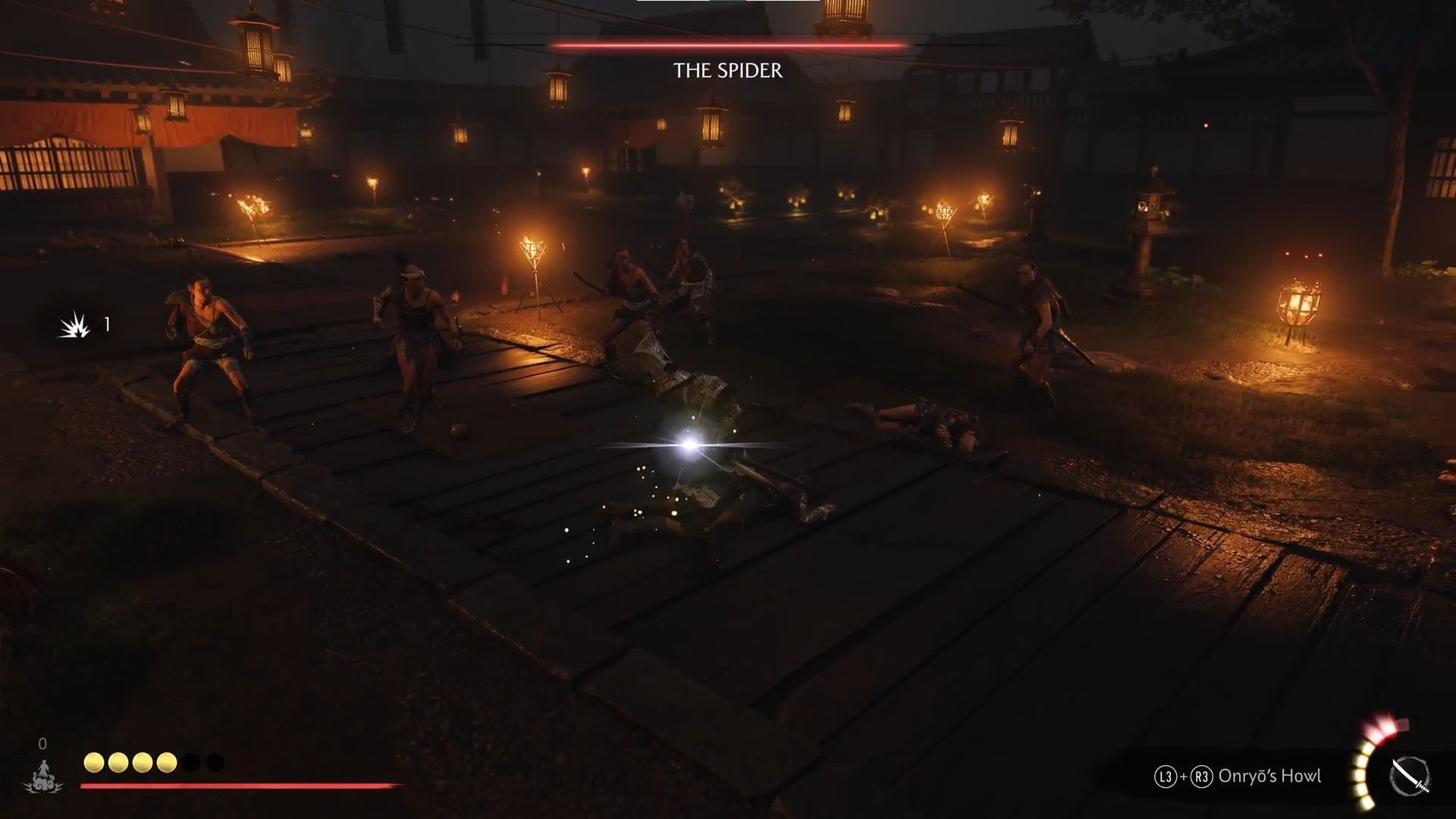 Taking down the Spider (Image via Sportskeeda Gaming || Sucker Punch)
