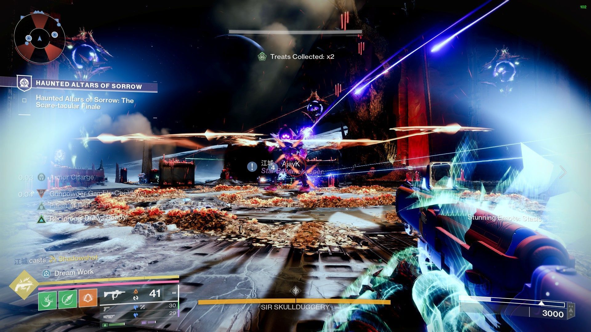 Final boss arena in Destiny 2 Haunted Altars of Sorrow (Image via Bungie) 