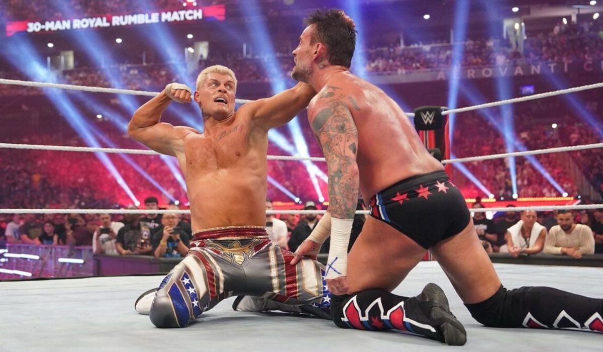Cody Rhodes and CM Punk. (Image via WWE.com)